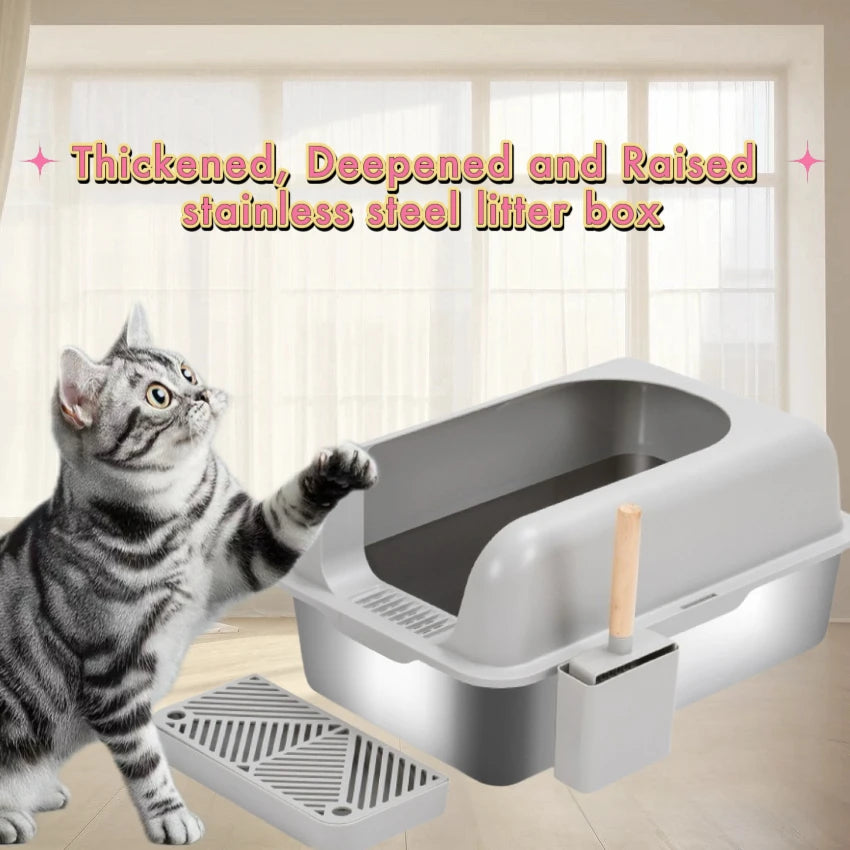 Zooty® - Cat Litter Box With Foot Pedal