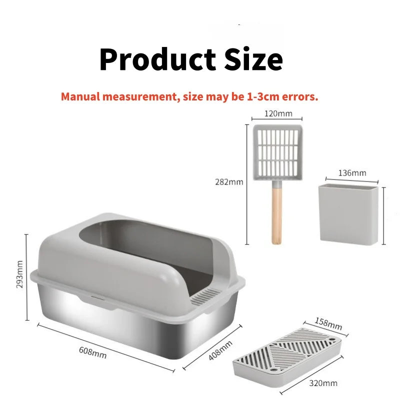 Zooty® - Cat Litter Box With Foot Pedal